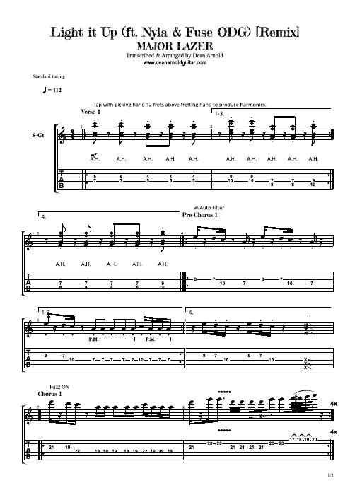 Light It Up tab preview